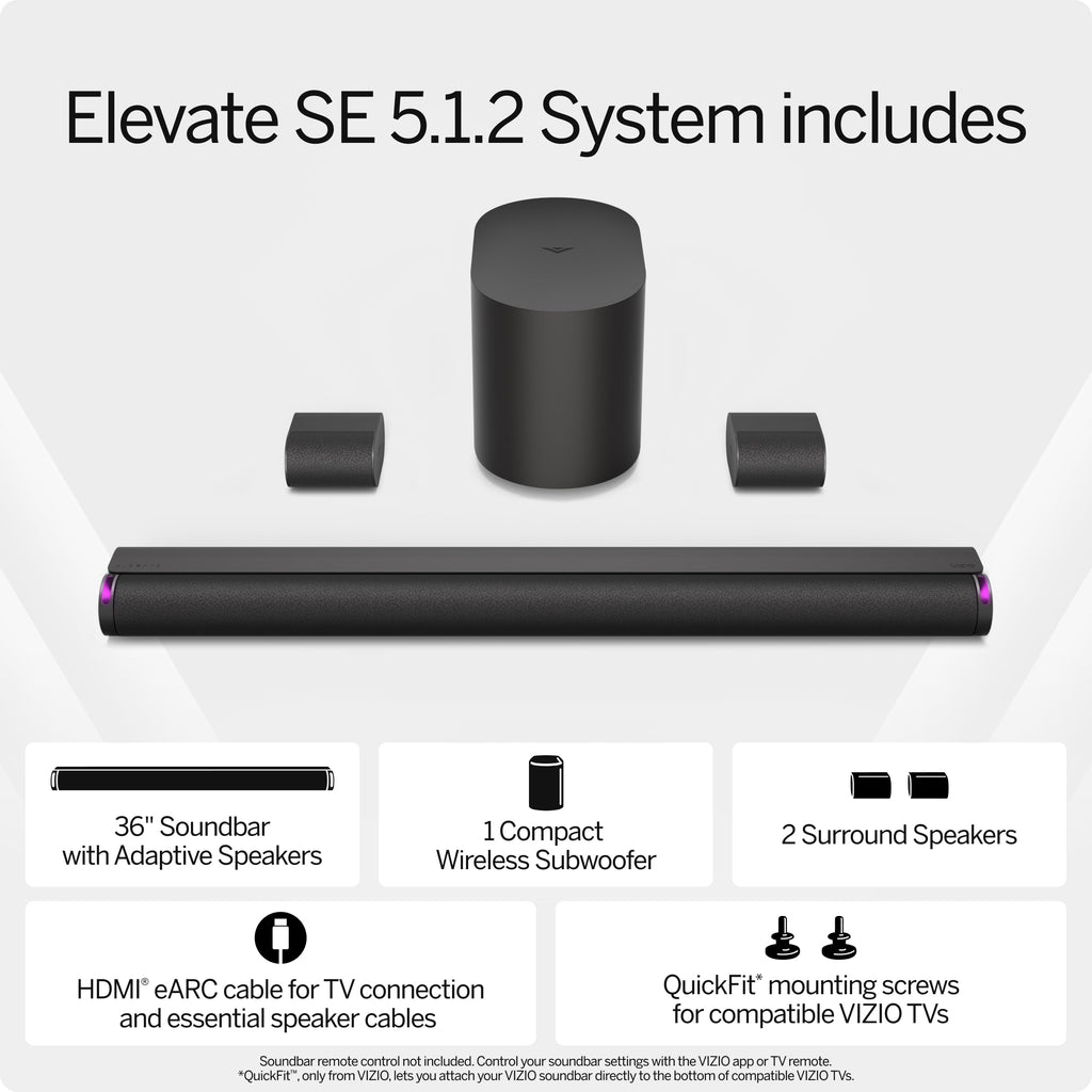 5.1.2 Soundbar with Wireless Subwoofer and Dolby Atmos C982694