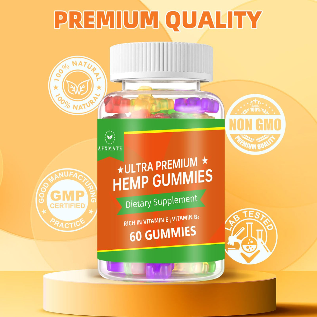 Hemp Gummies 120 Gummies F400533