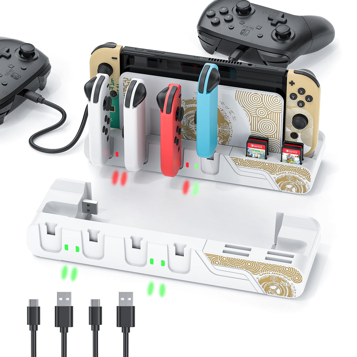 Switch Controller Charging Dock for 6 Joycons A917
