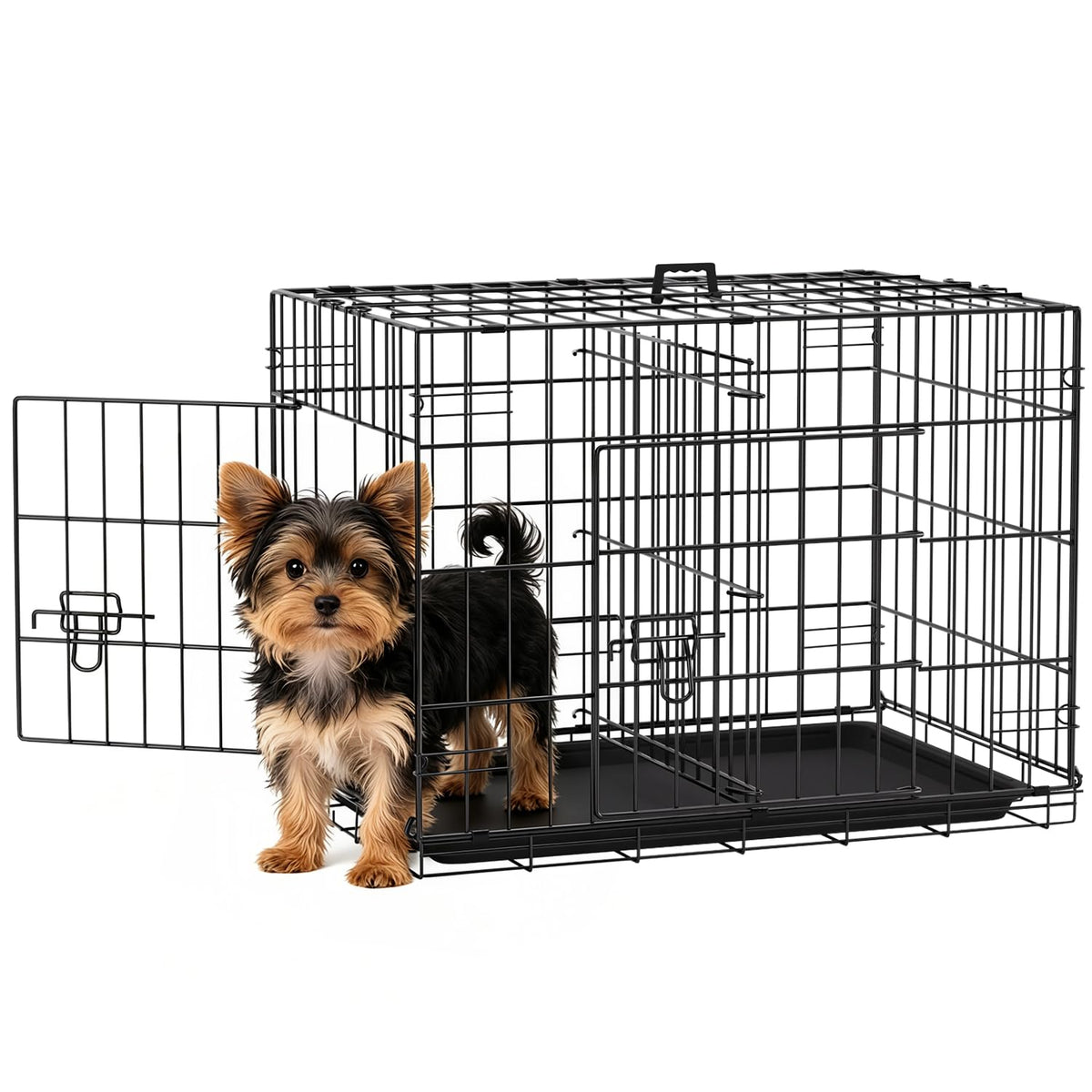 24" Foldable Metal Dog Crate R168948
