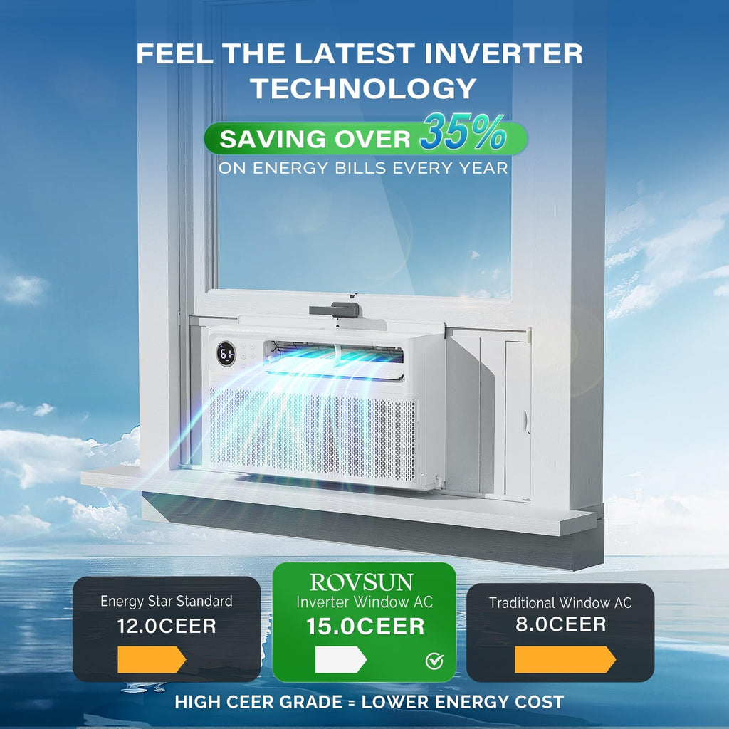 12000 BTU Inverter Window Air Conditioner with WIFI Z43698