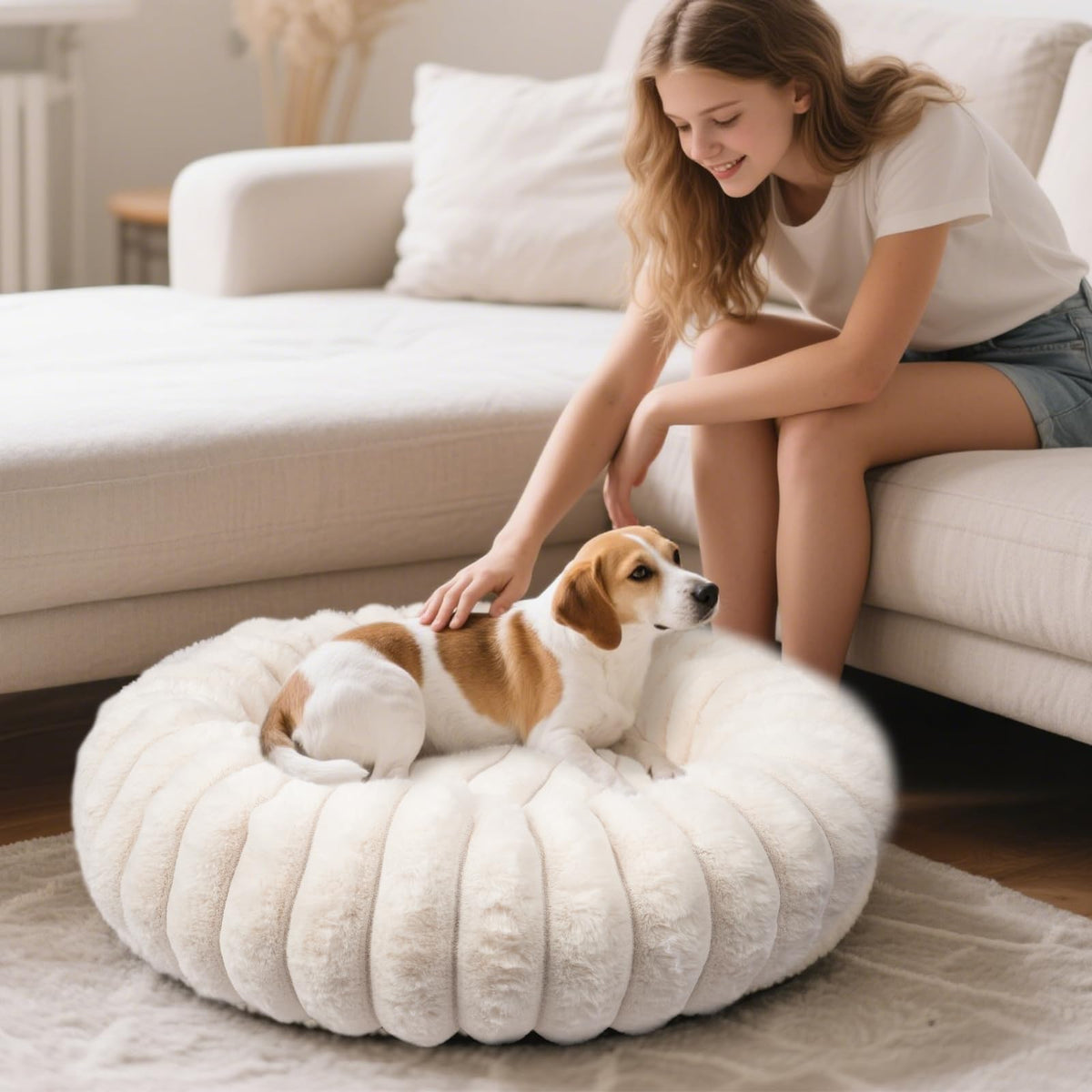 Small Round Dog Bed O568344