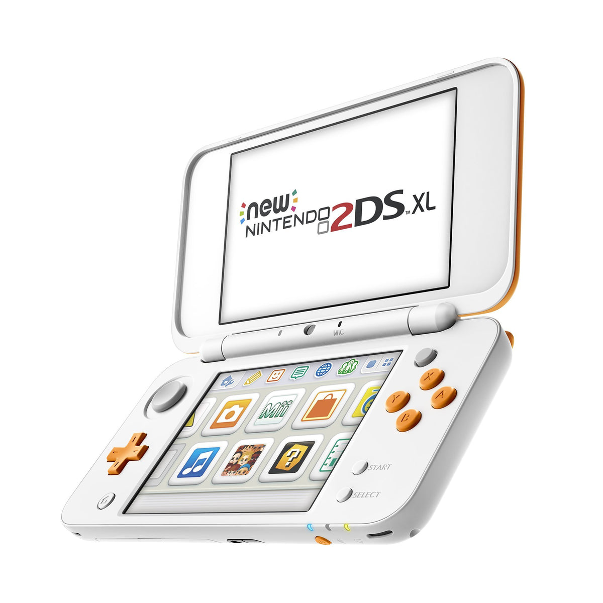 White Orange 2DS XL Console I582479