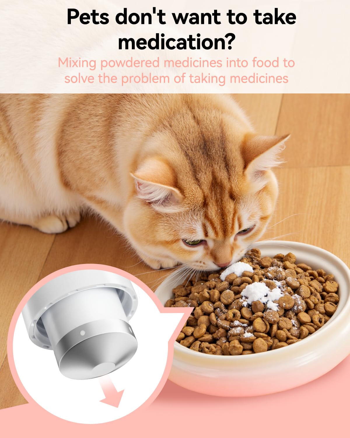 Pink 3-in-1 Pill Crusher Z32245