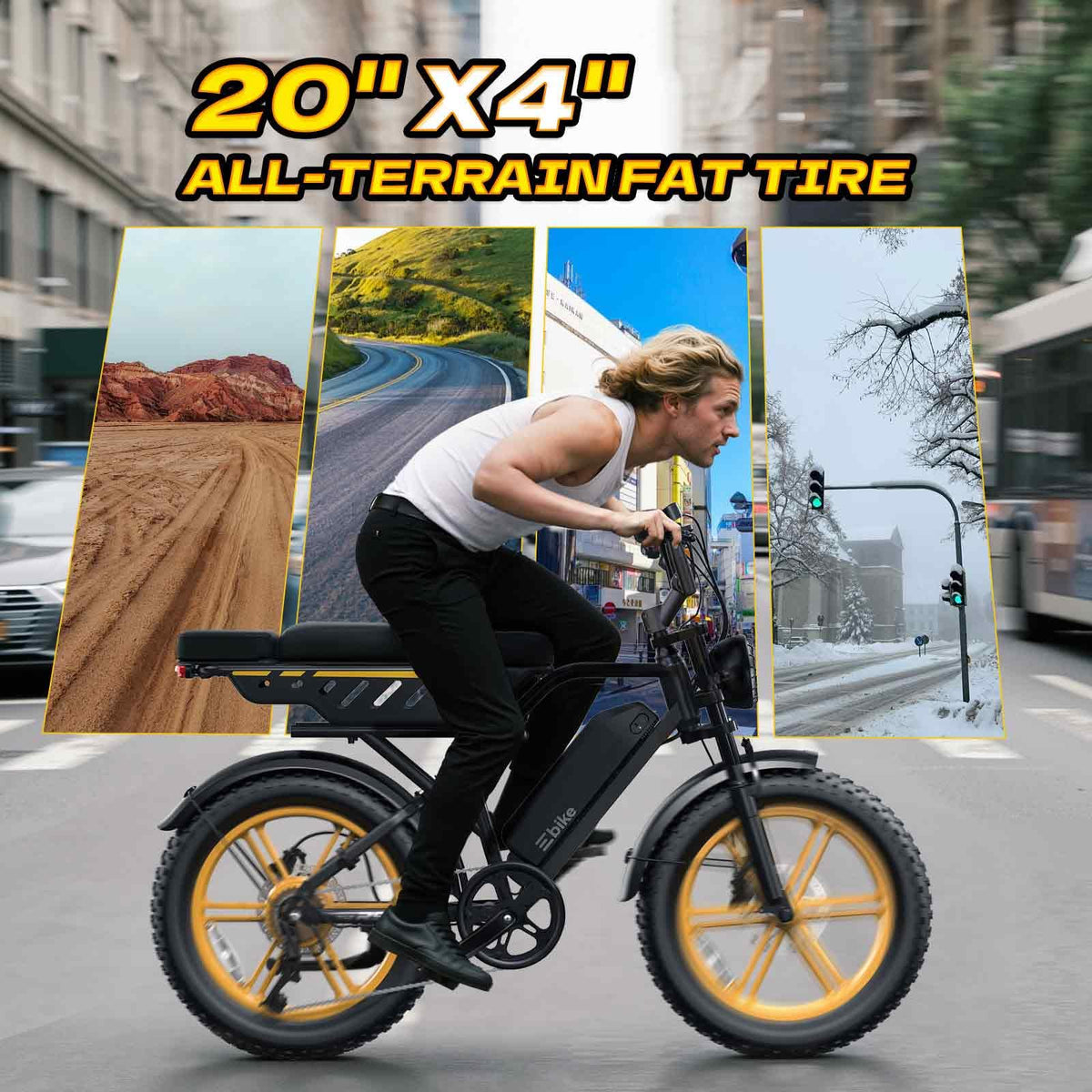 Electric Bike for Adults 48V 15/30 Ah Battery G68064