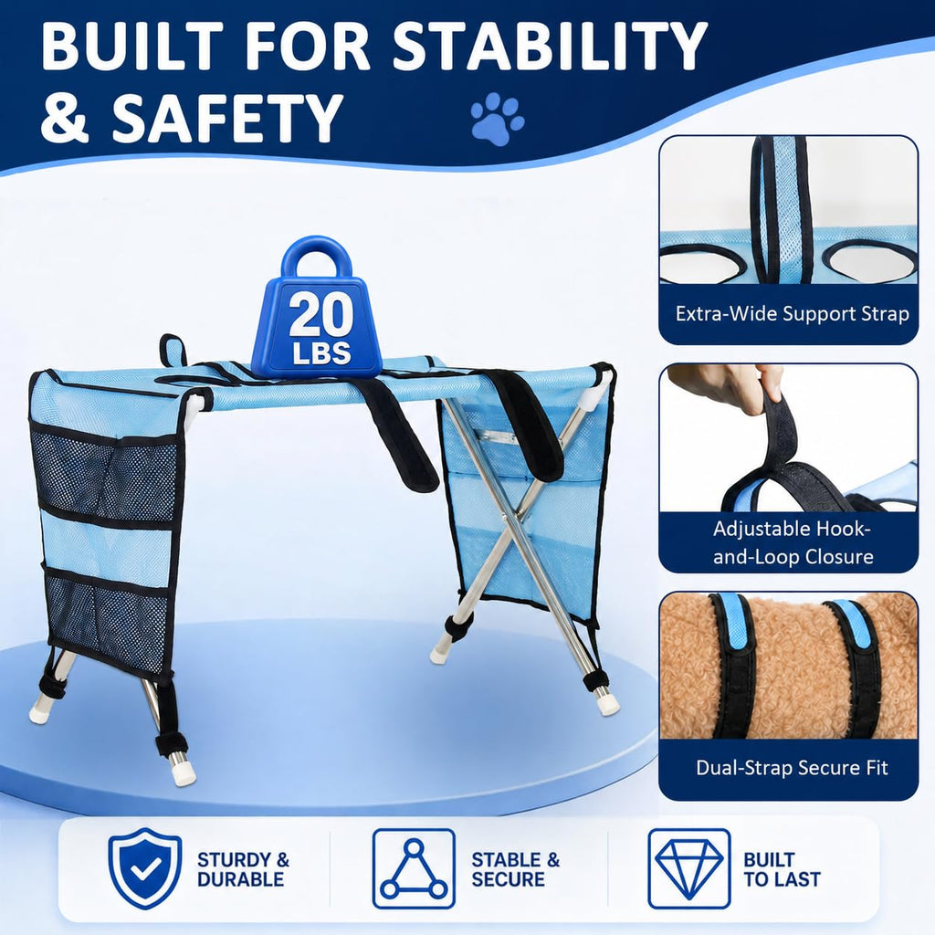 Pet Grooming Hammock with Stand K9829