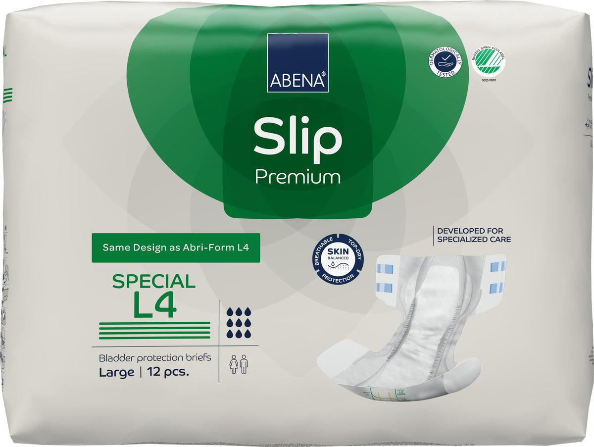 Adult Diapers, Heavy Absorbency, Large, 12 Count E282299