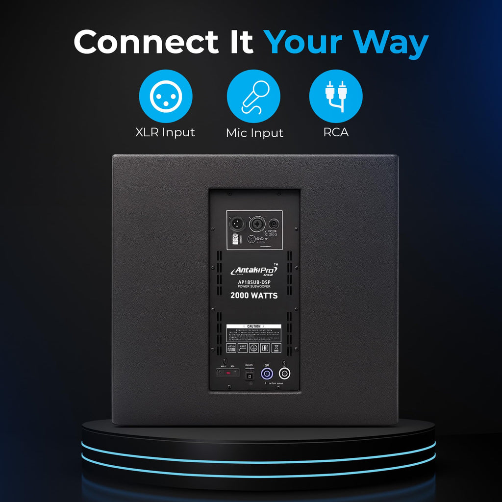 18-Inch Powered Active Subwoofer 2000W T535