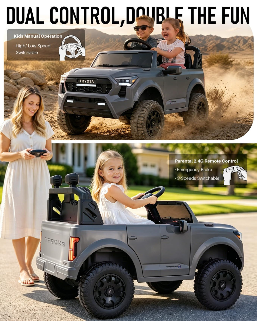 24V 2 Seater Ride On Kids Car W84688