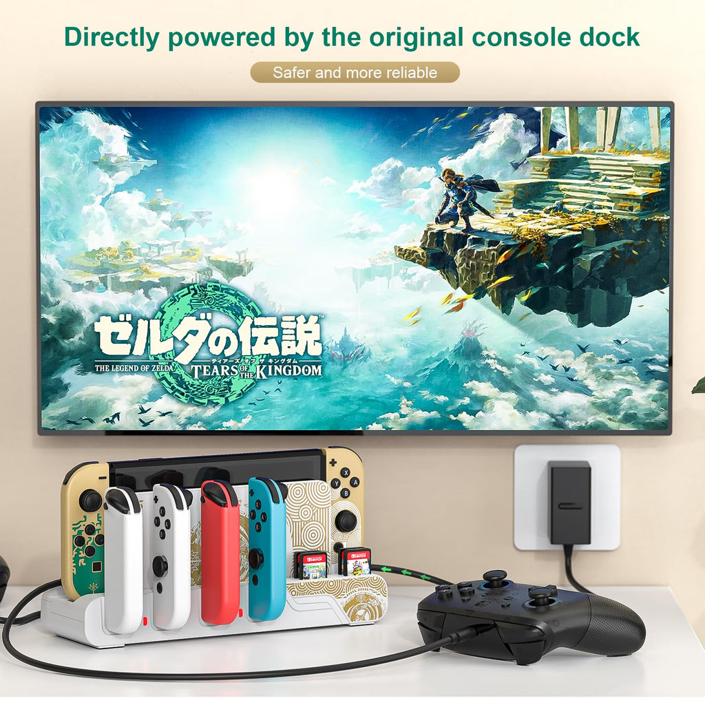 Switch Controller Charging Dock for 6 Joycons A917