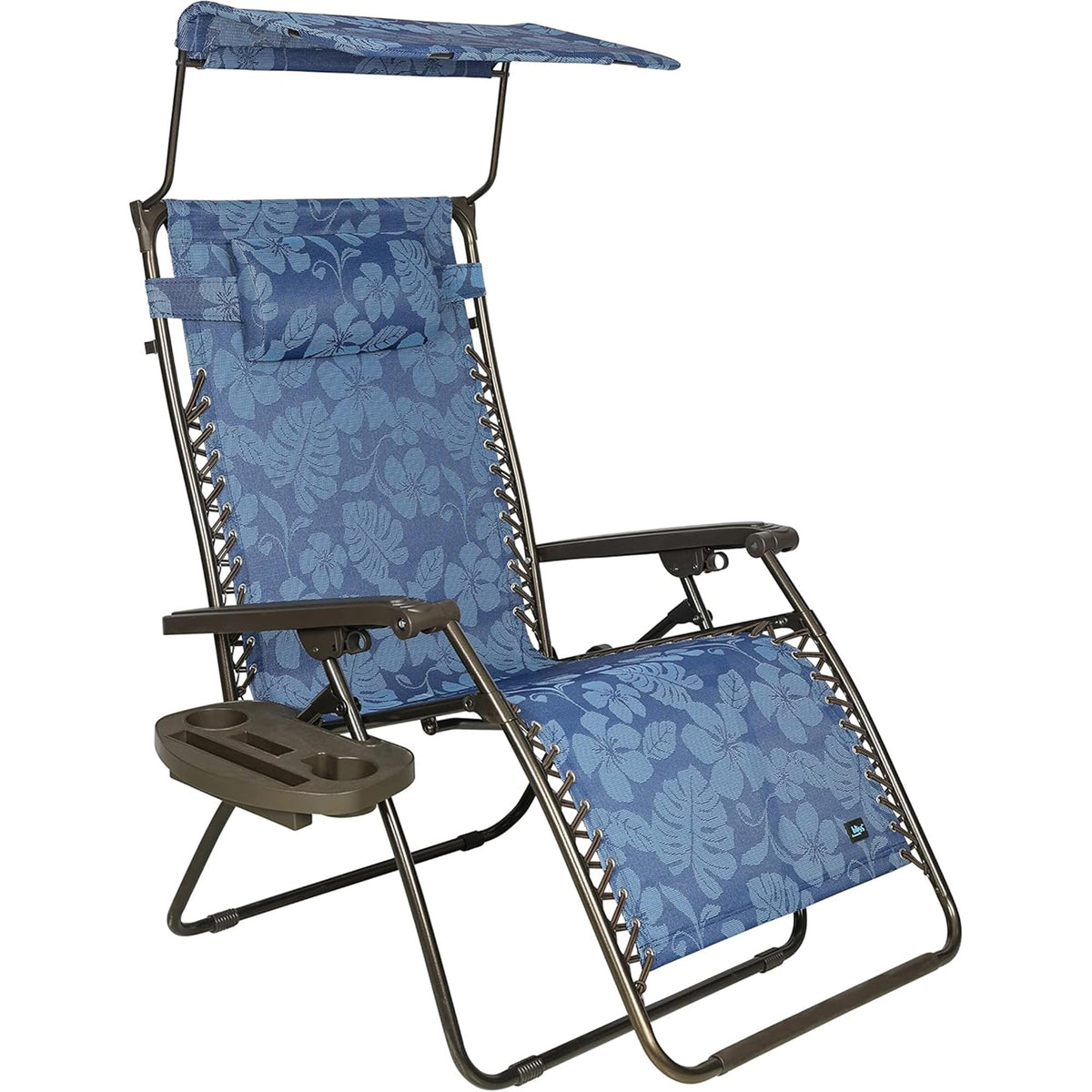 Blue Set of 2 Zero Gravity Outdoor Lounge Chair D429