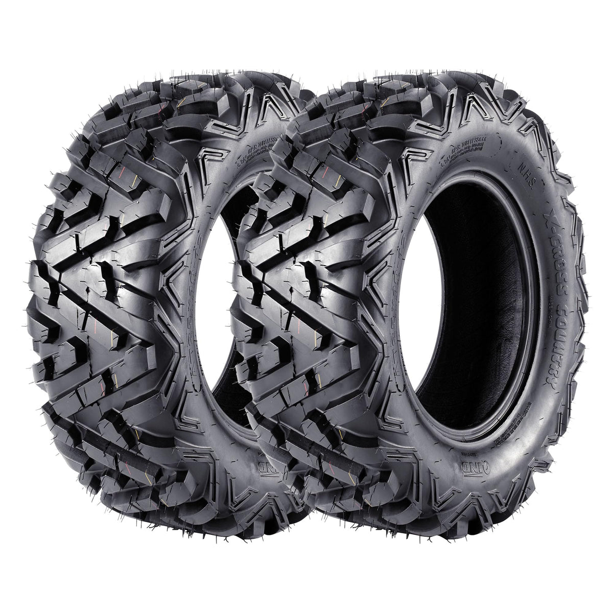 19X7-8 Set of 2 Tubeless ATV Tires C483451