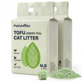 Green Tea Scented Clumping Tofu Cat Litter 12 lb A314427
