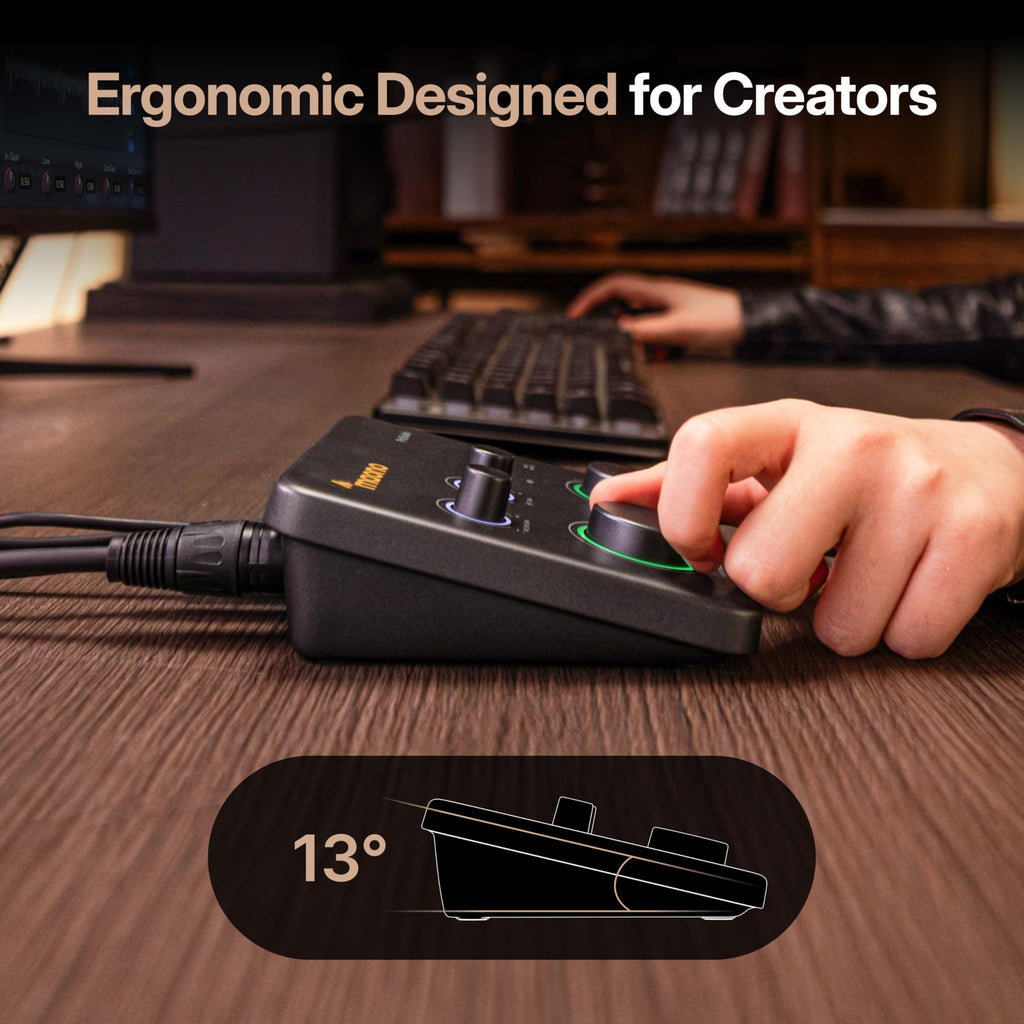 USB Audio Interface with 70dB Gain F207470