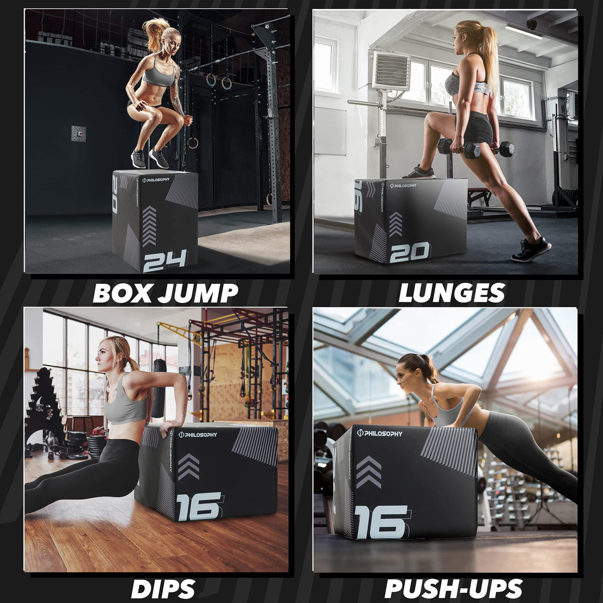 3-in-1 Foam Plyo Box V627