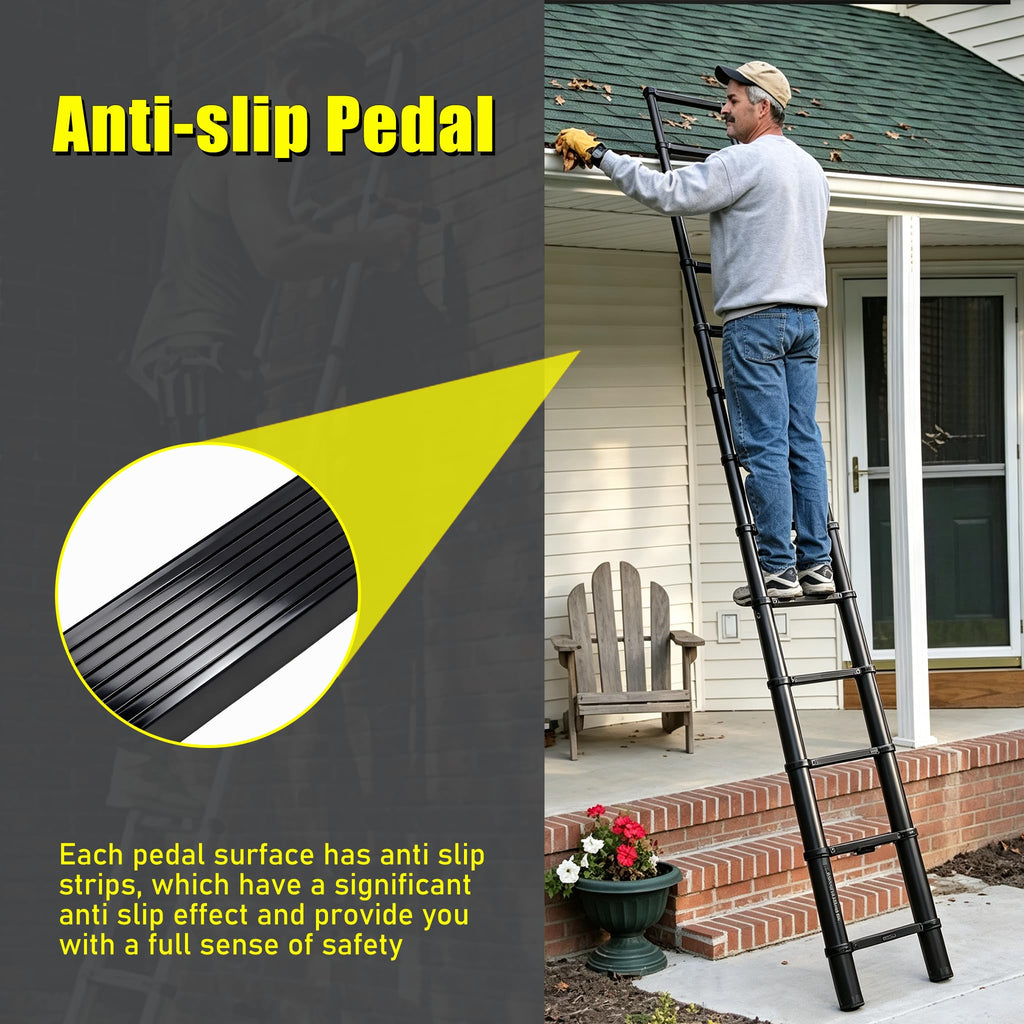 Telescoping Ladder 20FT with Stabilizer O393