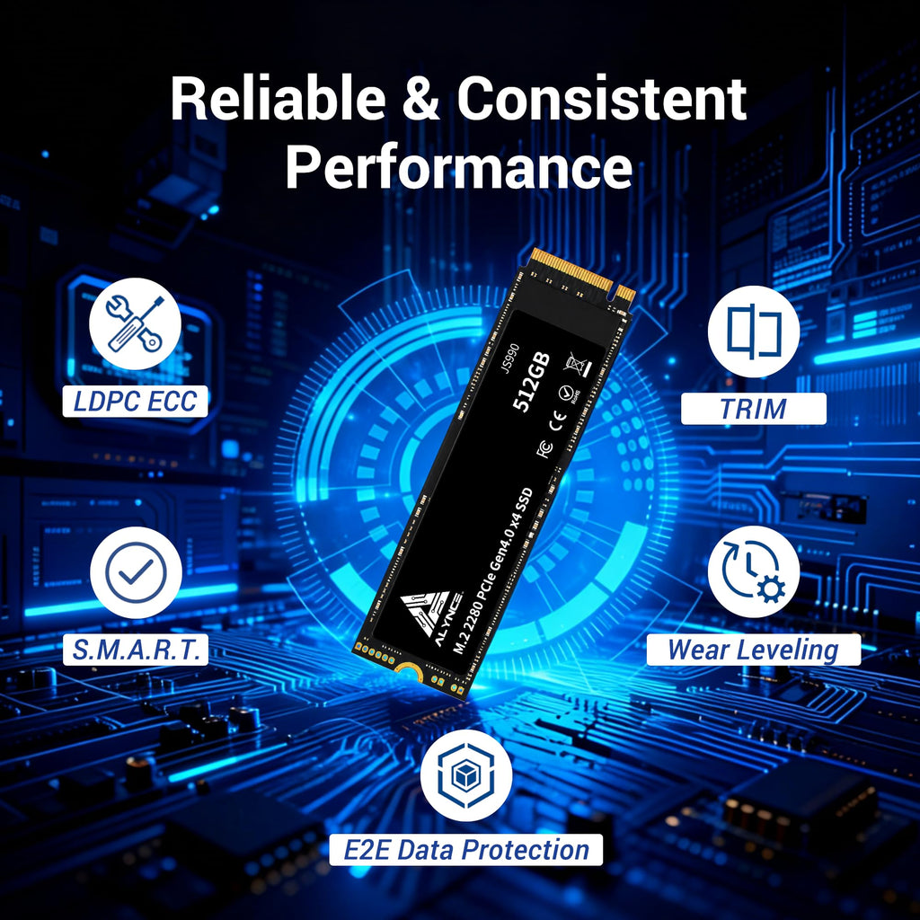512GB PCIe Gen4 x4 NVMe M.2 2280 SSD E76649