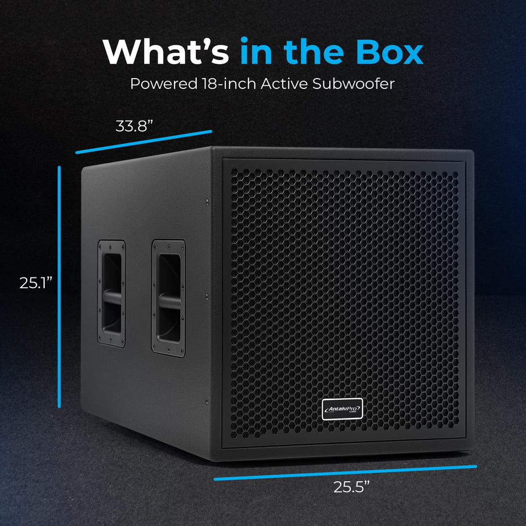 18-Inch Powered Active Subwoofer 2000W T535