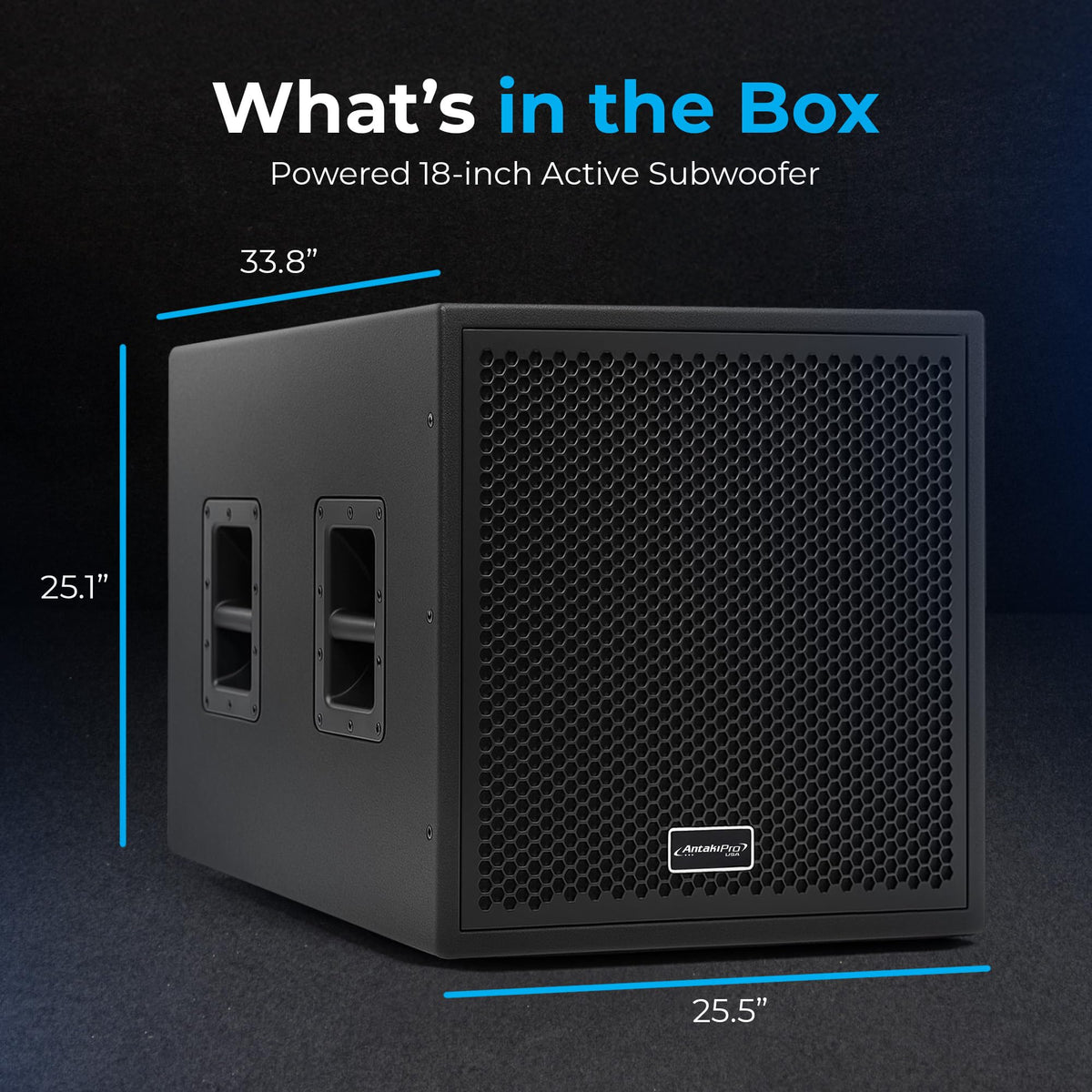 18-Inch Powered Active Subwoofer 2000W T535