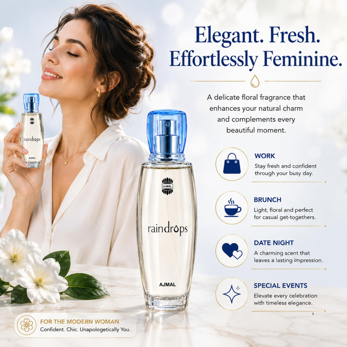 Eau de Parfum for Women Floral Musky Perfume M226