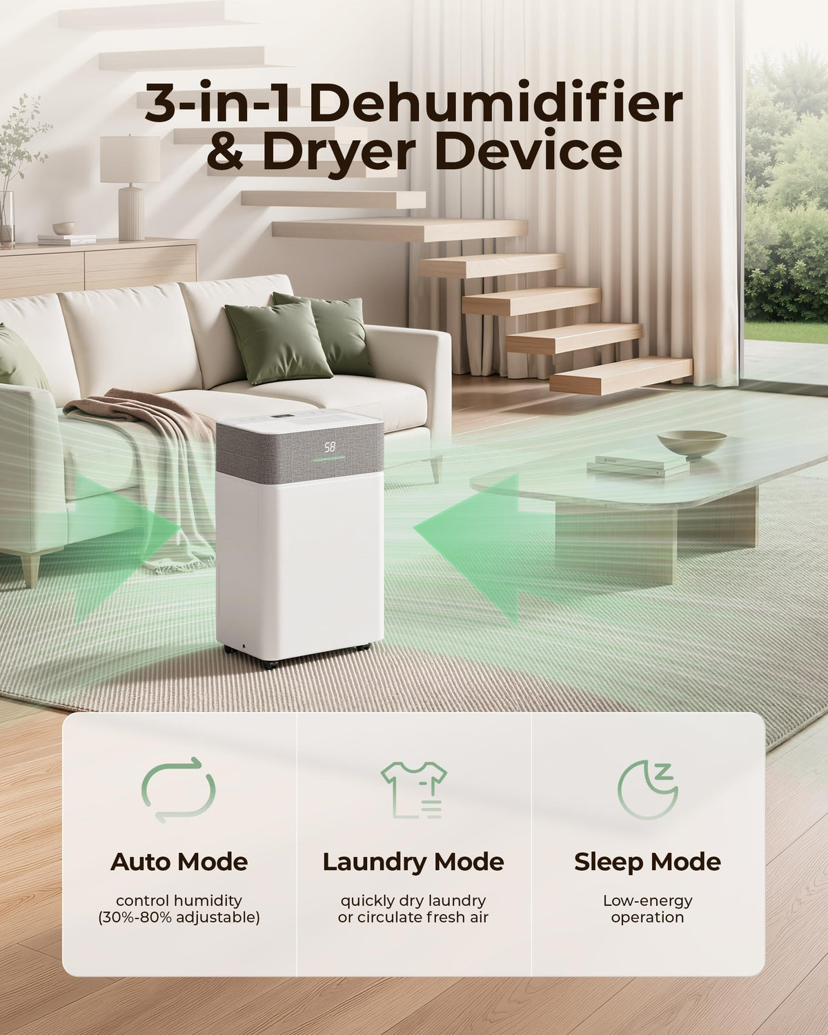 50 Pint Dehumidifier with Drain Hose G487