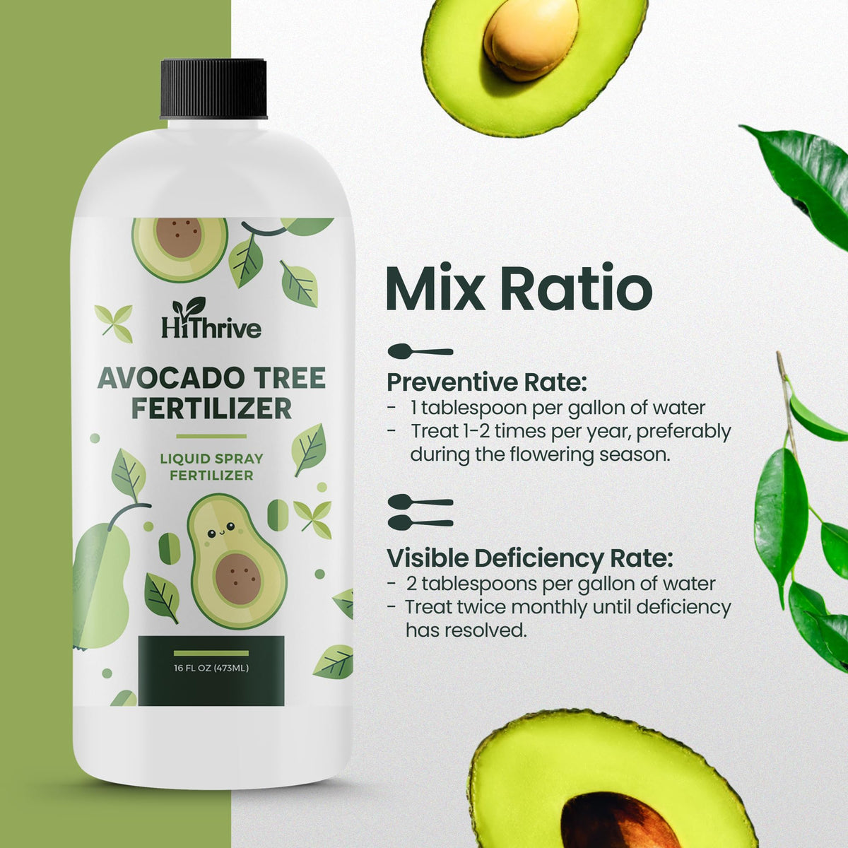 Avocado Fruit Tree Fertilizer 16oz I107