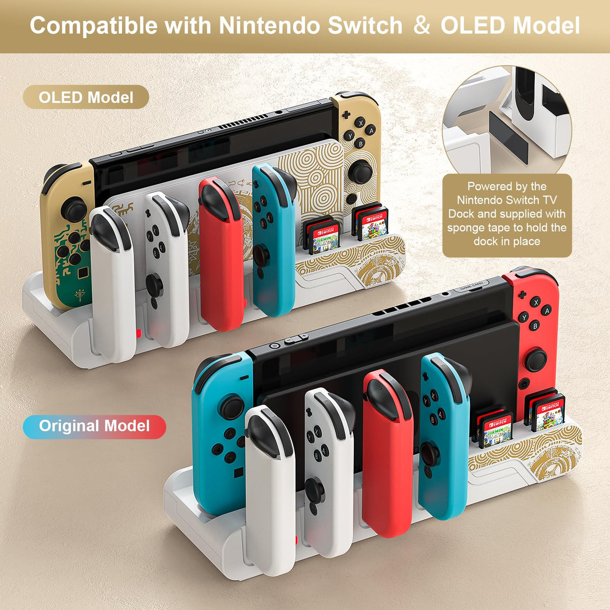 Switch Controller Charging Dock for 6 Joycons A917