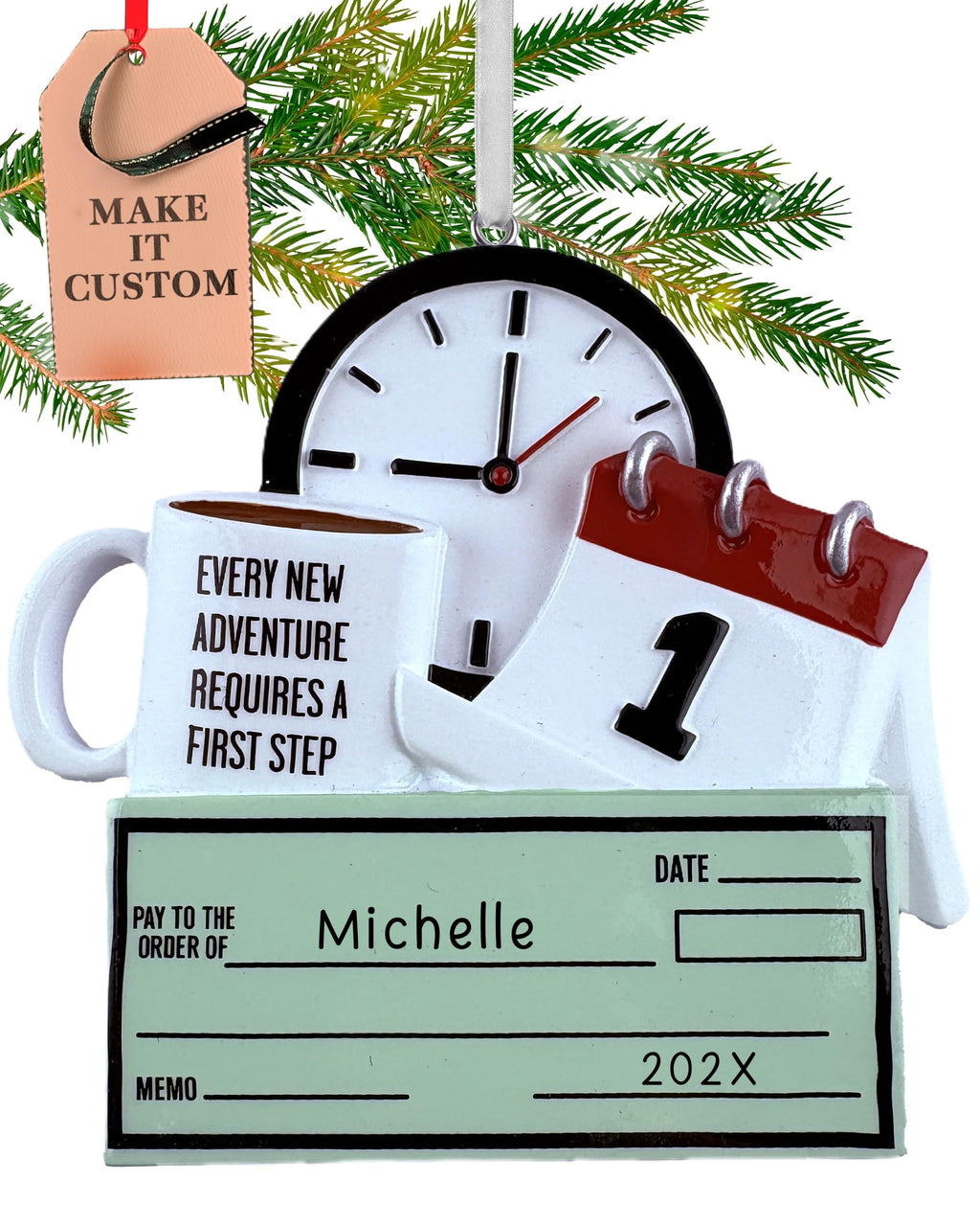 New Job Ornament 2026 G980