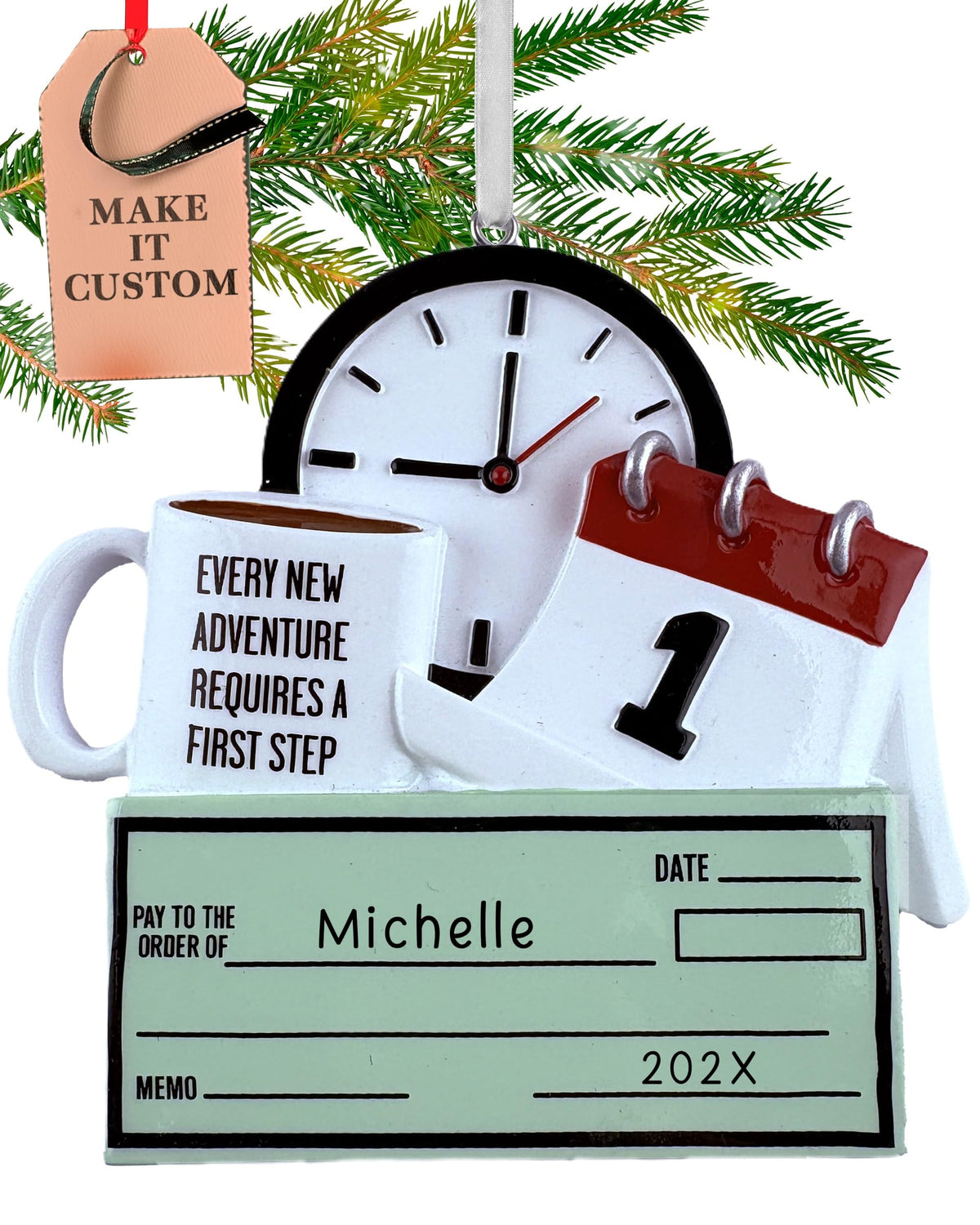New Job Ornament 2026 G980