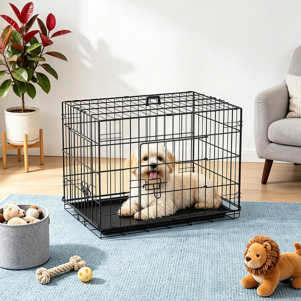 24" Foldable Metal Dog Crate R168948