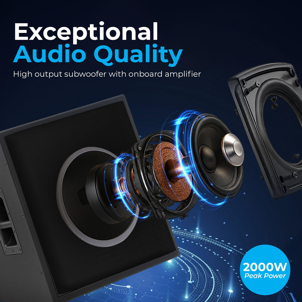 18-Inch Powered Active Subwoofer 2000W T535