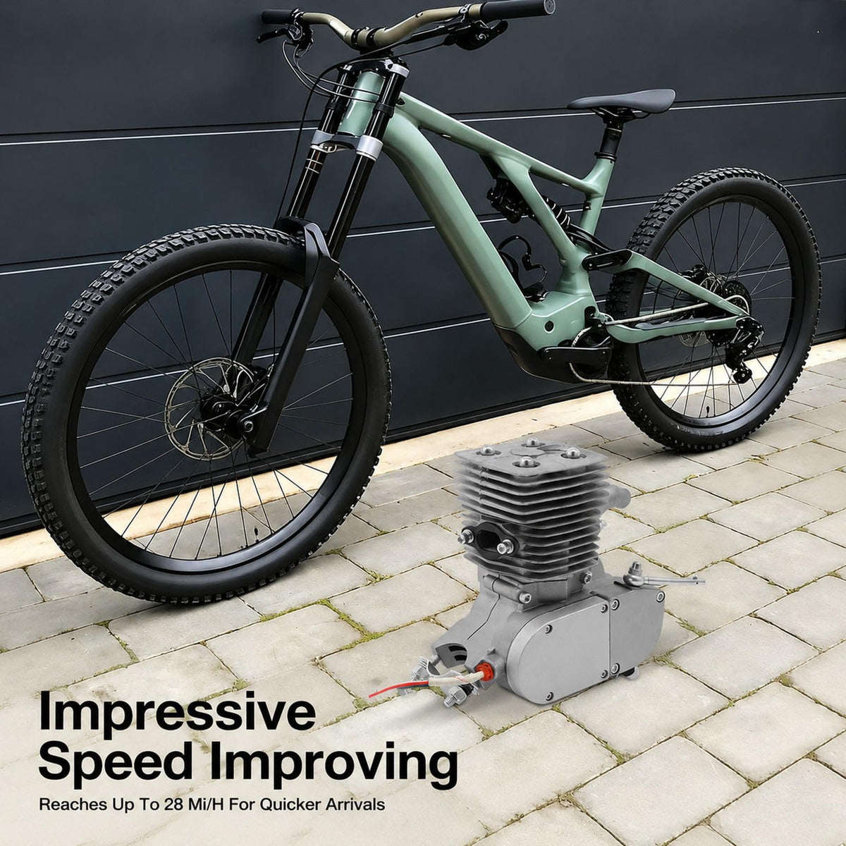 100cc 2 Stroke Bicycle Engine Kit E666