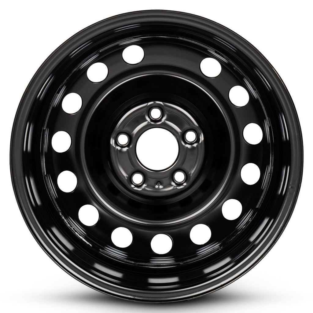 16 Inch Black Painted Steel Rim W298