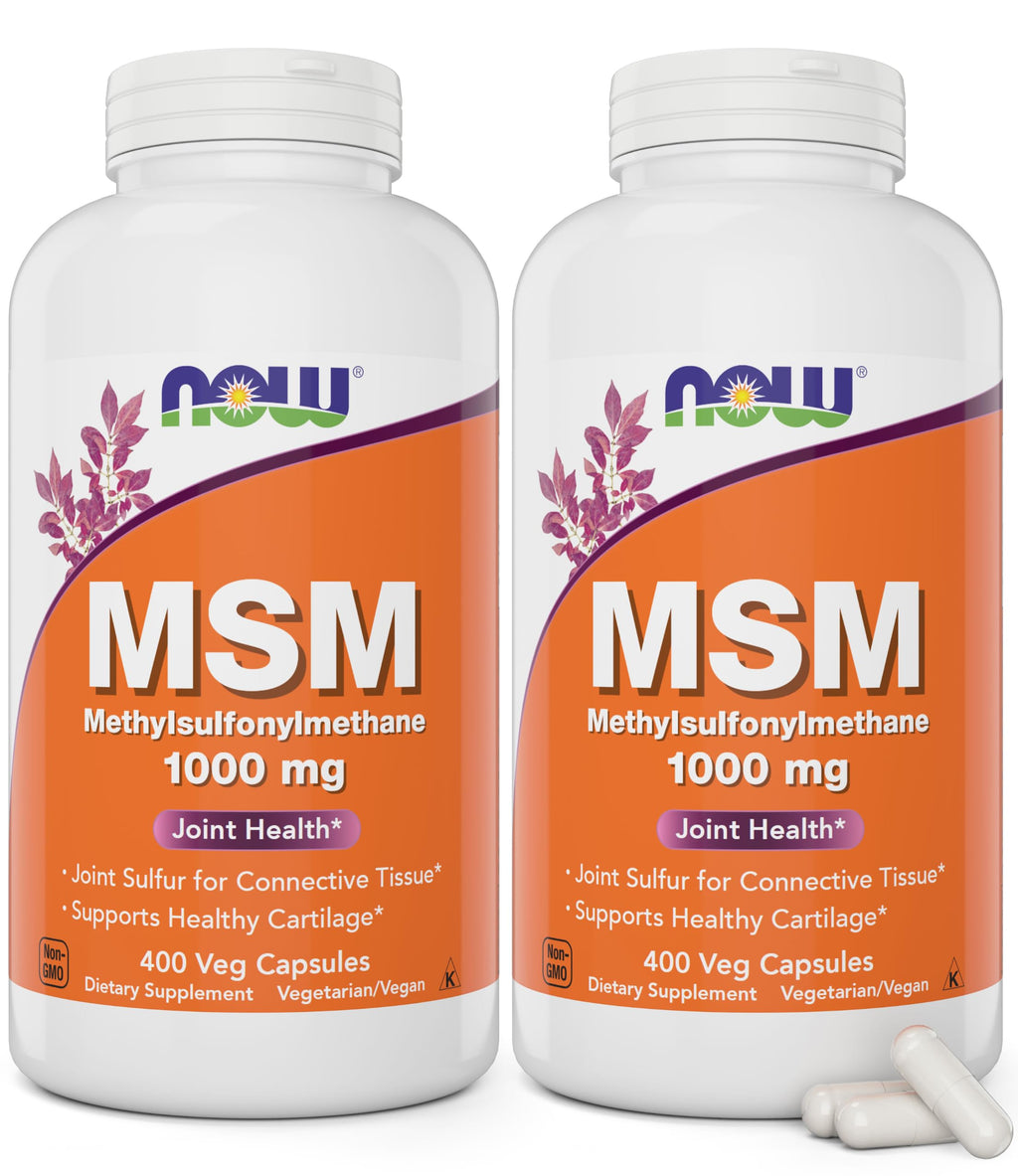 MSM 1000mg 400 Veg Capsules Pack of 2 G3277