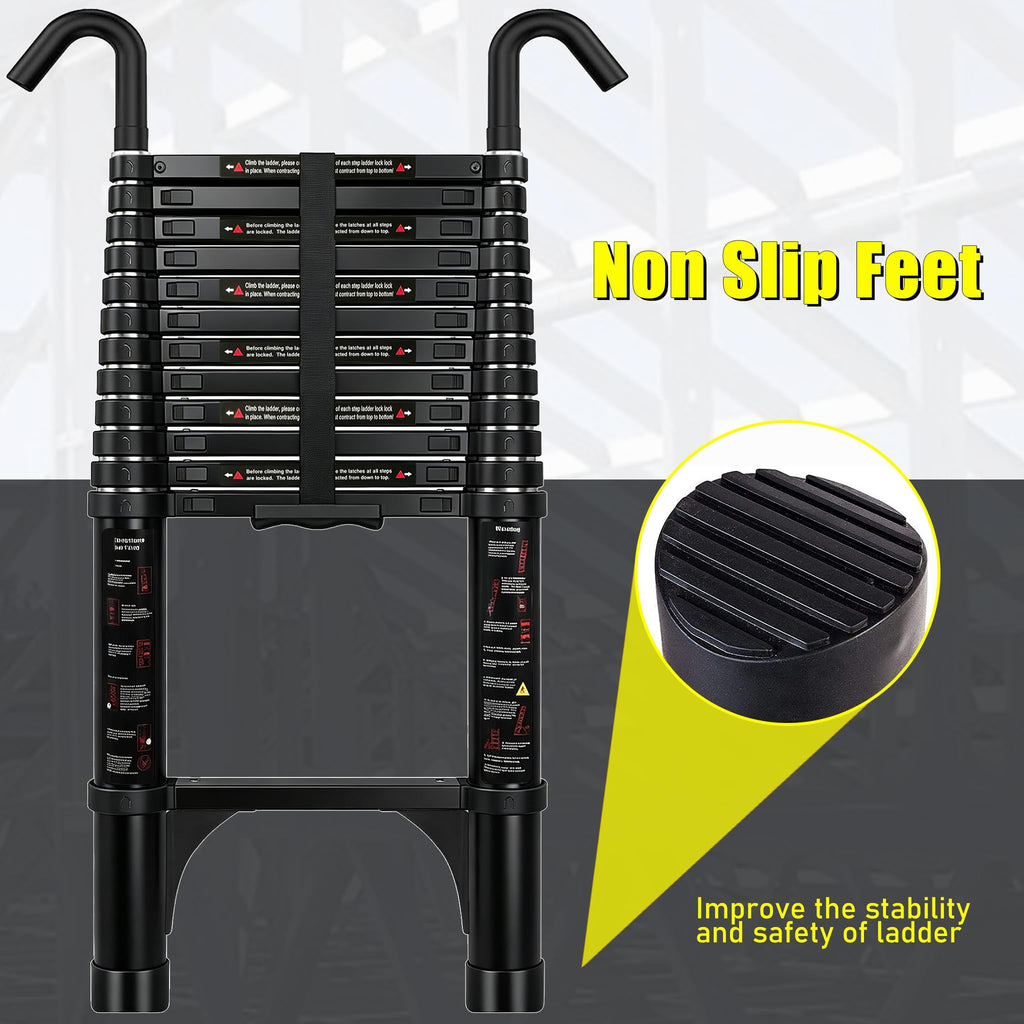 Telescoping Ladder 20FT with Stabilizer O393