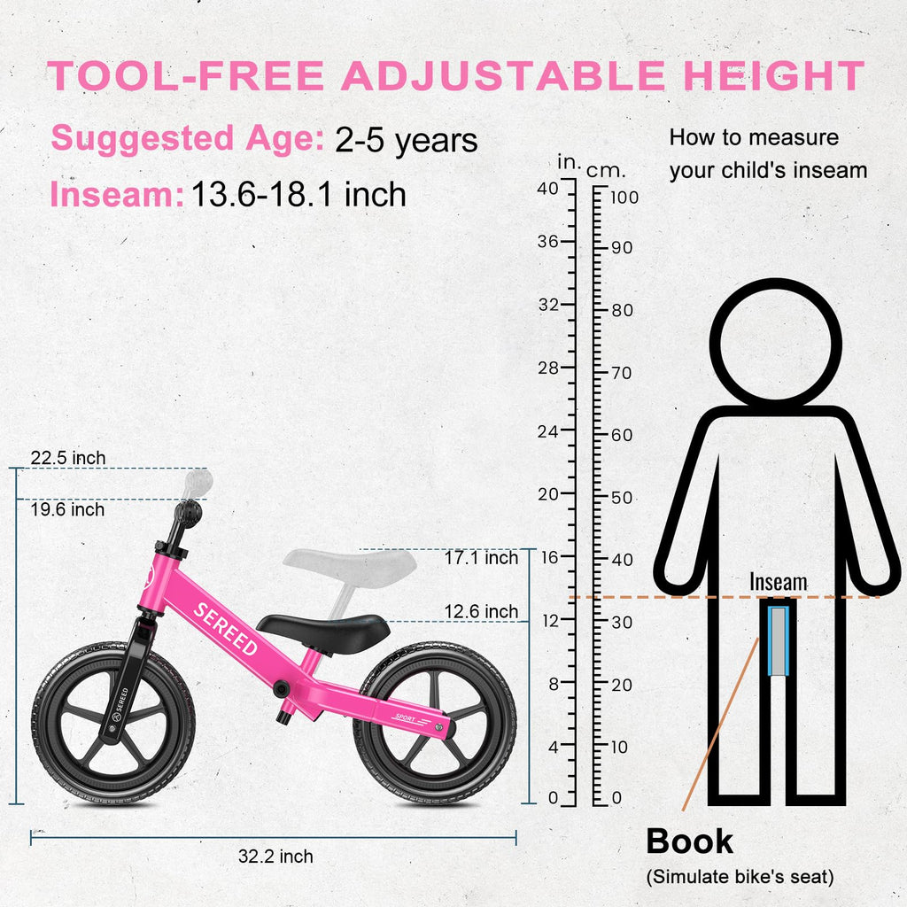 Adjustable Toddler Balance Bike Z602