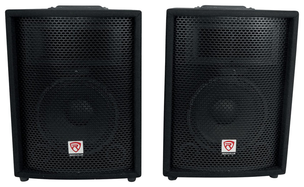 10" PA Speaker Pair with Mixer and Wireless Mics N845