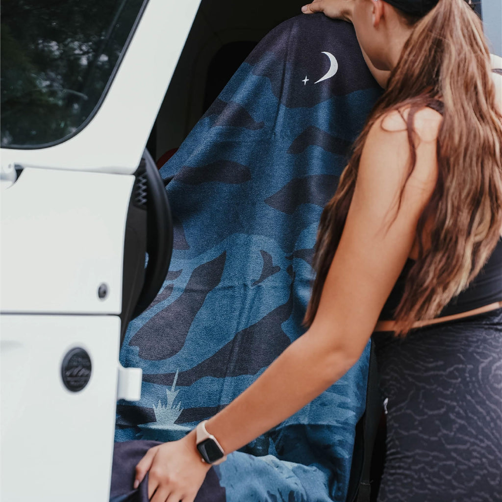 Athletic Running Towel Car Seat Cover Microfiber I207632
