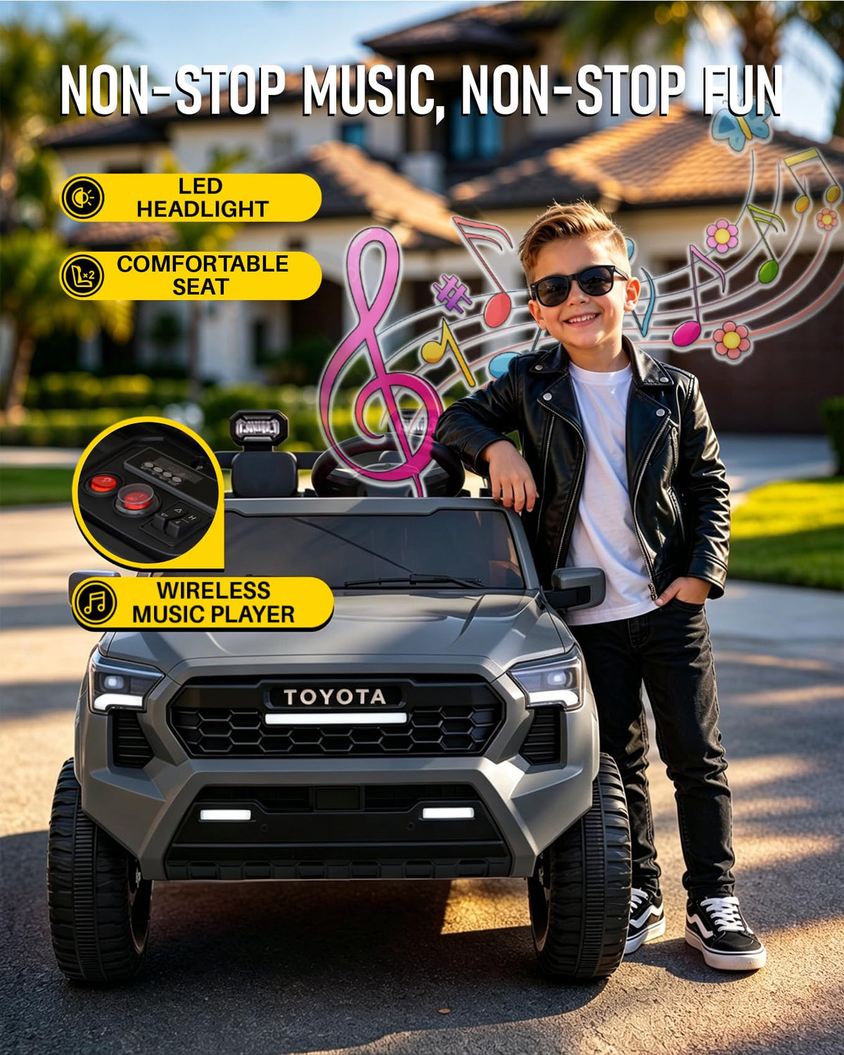 24V 2 Seater Ride On Kids Car W84688