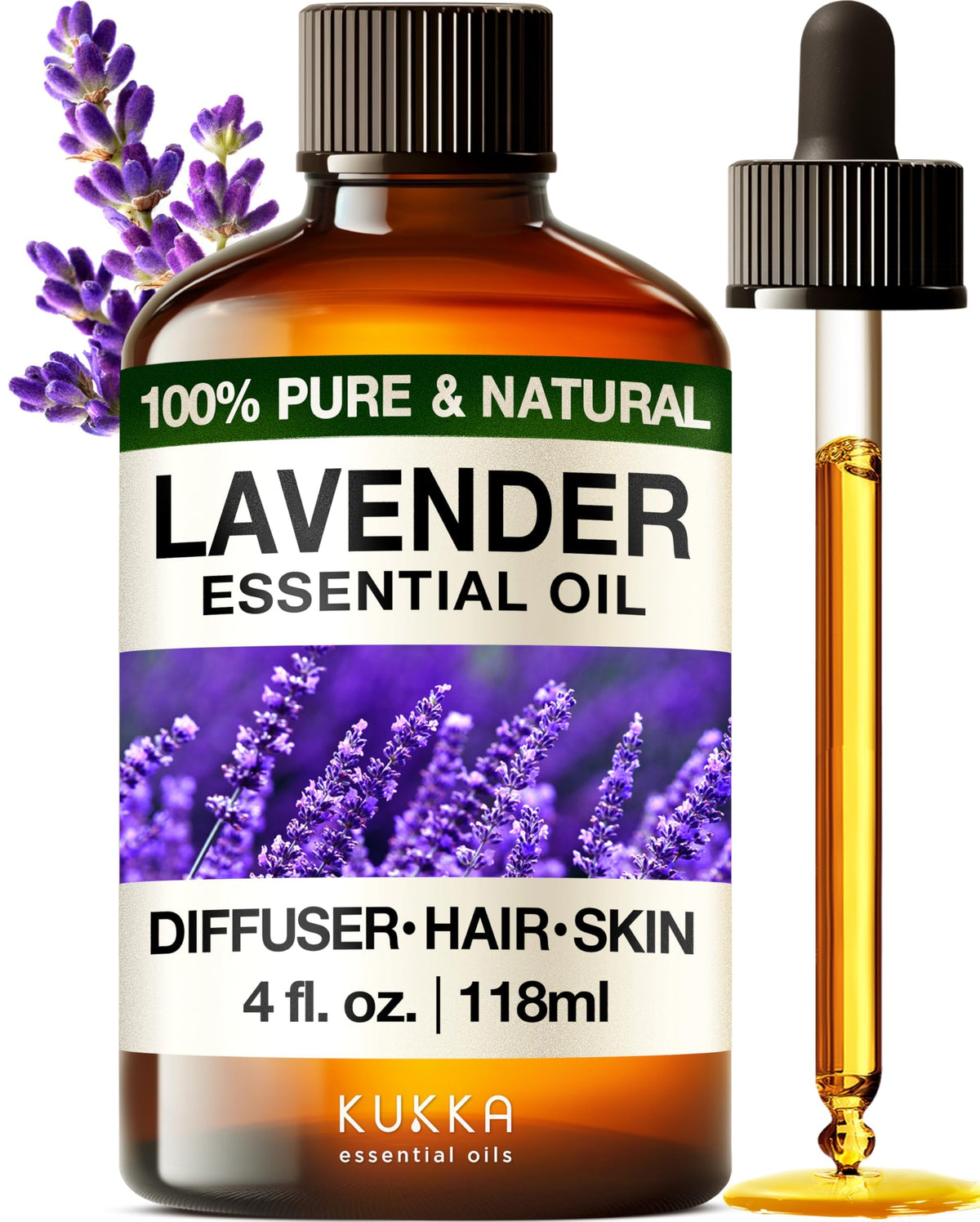 Lavender & Rosemary Essential Oil Set 2x4 fl oz Z17460
