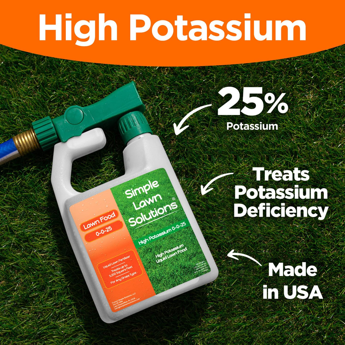High Potassium Liquid Fertilizer 0-0-25 Concentrated Spray 32 Ounce V28496
