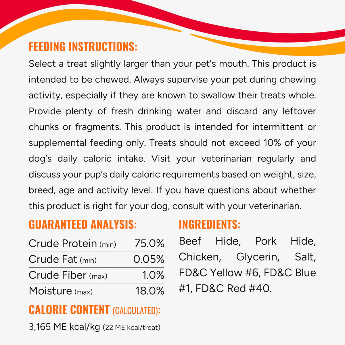 Long-Lasting Dog Treat with Real Protein, 70 Count B702543