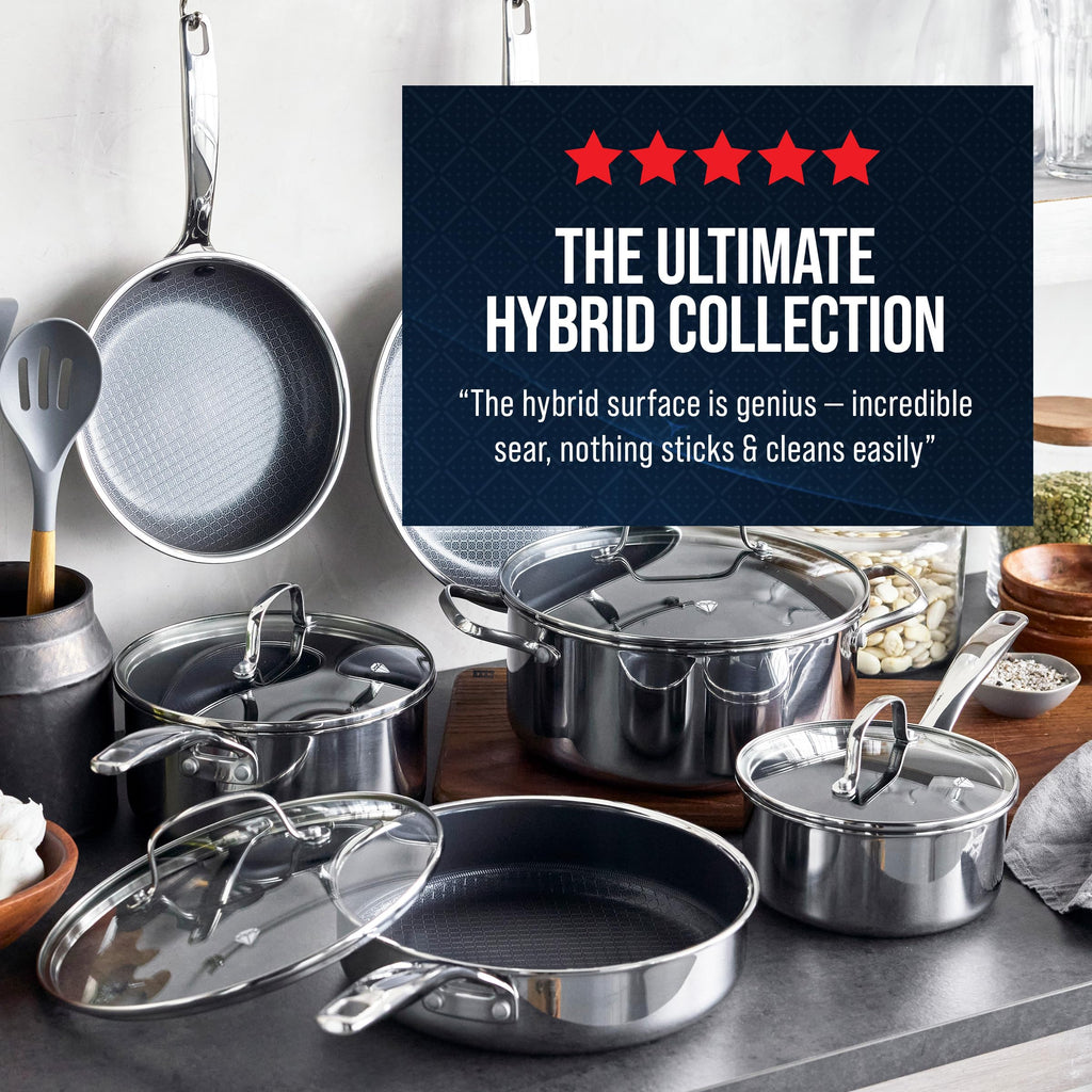 16 Piece Nonstick Stainless Steel Cookware Set S609720