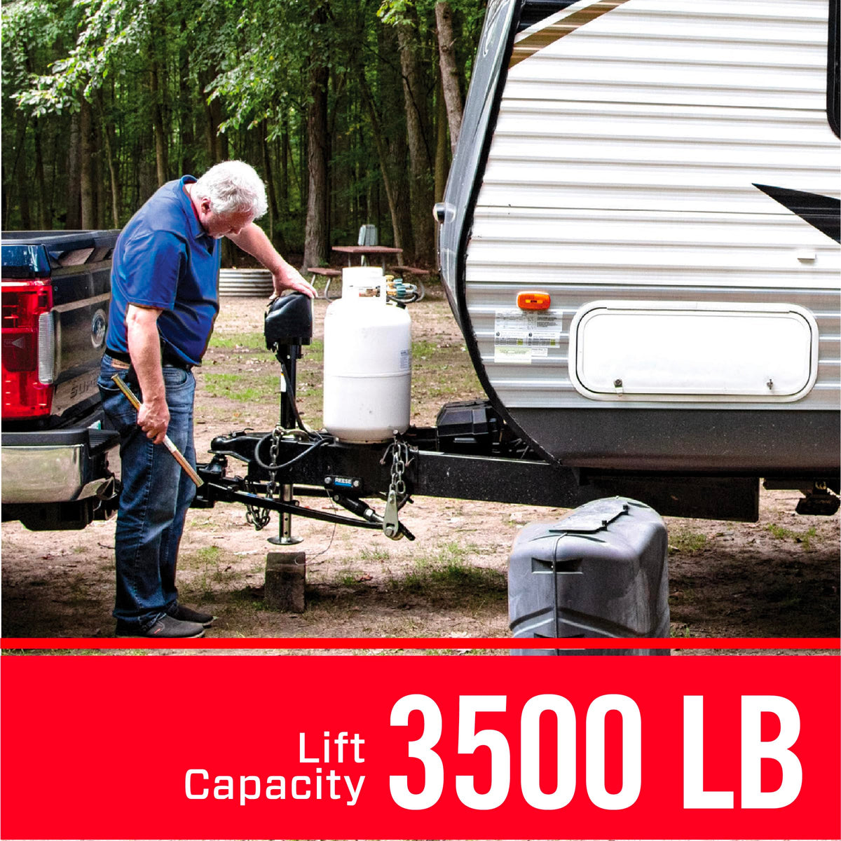 Powered Trailer Jack, A-Frame, 3,500 lbs. Lift Capacity, Bolt-On, 14 Inch Travel C9877