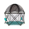 Baby Delight Go with Me Eclipse Deluxe Playard, Watercolor Stripe Base → Watercolor Stripe Playard F551